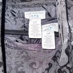 Covington  Elegant Black Jacquard Skirt Suit Photo 2