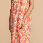 Mikoh  Papio Strapless Maxi Dress Orange Womens Size 2 Medium Photo 0