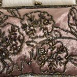 Chic vintage pink velvet beaded bag/purse Photo 1
