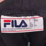 FILA  black colorful logo ankle length athletic leggings Photo 7