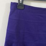 Dennis Merotto purple Ponte knit skater midi skirt made in Canada size 8 Photo 2