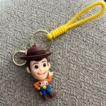 Woody Keychain with Yellow Strap purse or book bag charm keychain Photo 0