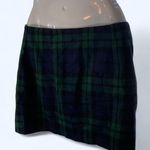 Plaid Green and Black Women's Skirt ió m NWT! Size M Photo 0