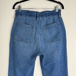 J.Crew  Womens Straight Leg Crop Jeans Sz 27 Medium Wash Paperbag Waist Photo 7