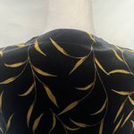 Vtg Casual Corner Annex 90s Velvet Crop Jacket Sz 6 Whimsigoth Gold Leaf Retro Black Photo 7