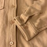 Wilfred Aritzia  Free 100% Organic Cotton The Ganna Shaket, tan , oversized S Photo 8