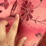 Casual Corner Dress Womens 8 Silk Pink Floral Sheath Retro 90s Fairy Romantic Photo 4