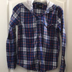 Hurley FINAL MARKDOWN Ladies’  Hooded LS Button Down Shirt small Photo 0