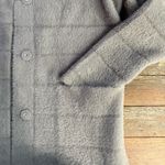J.Mclaughlin Womens Tripp Button Up Fuzzy Sweater Coat ~ Size Medium 🧡🍄 Gray Photo 8