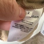 Reformation  Long Sleeve Babydoll Mini Dress Cotton Tan Size 2 Photo 4