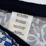 Milly  for Design Nation Asymmetrical Tile Skirt size XS blue and white Photo 3