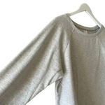 Stars Above Soft Fleece Gray Heathered Crewneck Pullover Long Sleeves Top SZ L Photo 5