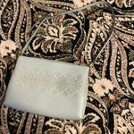 Ralph Lauren LRL Robin Egg Blue Cutout Detail Baguette Photo 7