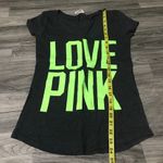 PINK - Victoria's Secret Victoria’s Secret PINK Grey/Neon Shirt; size XS Photo 2
