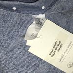 Alternative NWT Bay Blue Pin Dot Piper Cross Front Cropped Jumpsuit Size Small Photo 4