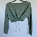 Cropped Athletic Shirt Green Photo 0