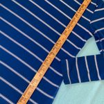 Ellen Tracy COMPANY stripped long sleeve round neck line blue white NEW size XL Photo 7