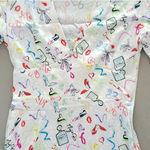 Maje  Ramake Printed Jacquard And Ruffle Dress Photo 4