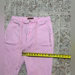 Judy Blue  High Waist Garment Dyed Pink Jogger Jeans Women's size 13/31 Photo 8
