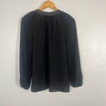 Altuzarra  Lace up v-Neck Long Sleeve Tunic black studded size 34/XS Photo 1