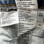 Levi's  Ribcage Straight Ankle Jeans Light Wash High Rise Denim Blue 30x27 NWT Photo 5