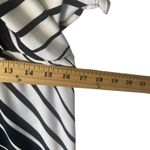 Chico's  Women's Size 1 Small Black White Geometric Striped Maxi Dress‎ Photo 8