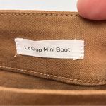 frame denim Frame Le Crop Mini Boot Coated Jeans Womens Size 24 Mid-rise Brown Tan Camel NEW Photo 2