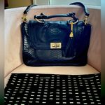 Rebecca Minkoff  Black Crocodile Satchel Photo 0