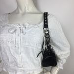 Urban Outfitters  Studded Chain Strap Mini Bag Black Photo 9