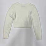 Urban Outfitters  Fluffy Soft Crew Neck Sweater in Ivory Photo 1