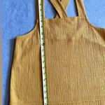 Madewell  Top Women’s Textured Knit Apron Yellow Size Small Photo 3