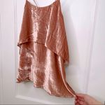 Alice + Olivia  by Stacey Bendet Rose Tan Velvet Blouse Ruffle Tank Top Size S Photo 2