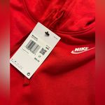 Nike Womens red white  hoodie sweatshirt Photo 1