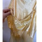 New Vintage 2000s y2k yellow handpainted butterfly yellow rose babydoll lingerie Size XL Photo 6