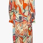 Alexis  x target boho printed button up robe dress belted summer designer classic Photo 2