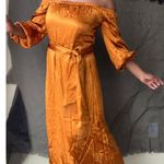 House of Harlow 1960 x Revolve Rosito Midi Dress in Copper Size Small Photo 1