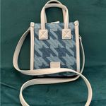Vince Camuto Woven Houndstooth Mini Tote Crossbody Photo 0