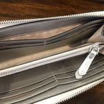 Kate Spade  x DISNEY Silver Mickey Mouse Embossed Full Zipper Continental Wallet Photo 9