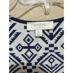 Umgee USA Aztec Tribal Print Sleeveless Vest Top Cover Up Size S‎ Small Blue Photo 1