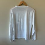 J.Crew White Basic Long Sleeve Shirt Photo 3