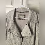 Anthropologie Saturday Sunday Luddy Moto Jacket zip up lace embroidered size S Photo 3
