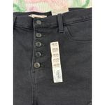 SO  Black High Rise Mom Shorts Denim Button Fly Womens Plus Size‎ 15/32W Photo 5