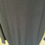 LNA  black ribbed cutout shoulder long sleeve dress Photo 5