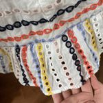 Lovers + Friends  Emma Eyelet Ruffled Mini Dress in Rainbow size S Photo 6