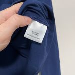 Eileen Fisher  NWT Viscose‎ Jersey Navy Blue Jewel Neck Long Sleeve Tee PM Photo 2