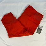 Oiselle NWT Orange Size 24 26 Triple Threat Capris Knickers Legging Active Gym Photo 2