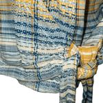 Free People  WE THE FREE Maldives Stripe L/S Misty Combo Wrap Top‎ NWT $108  M Photo 4