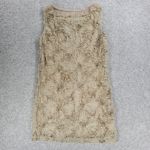 Bloomsbury Shift Dress Womens M Cream Tulle Rosette Floral Cocktail Party Lined Size M Photo 10