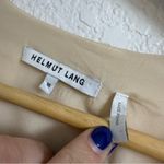 Helmut Lang  Pale Yellow A-Line Shift Dress – Size Medium Photo 2