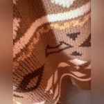 Anthropologie NWT Flat White  brown fair isle turtleneck sweater dress Photo 5